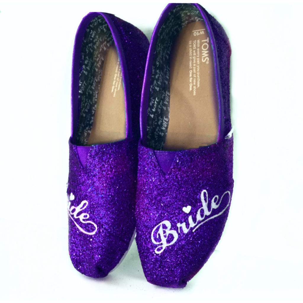 womens purple slip on shoes