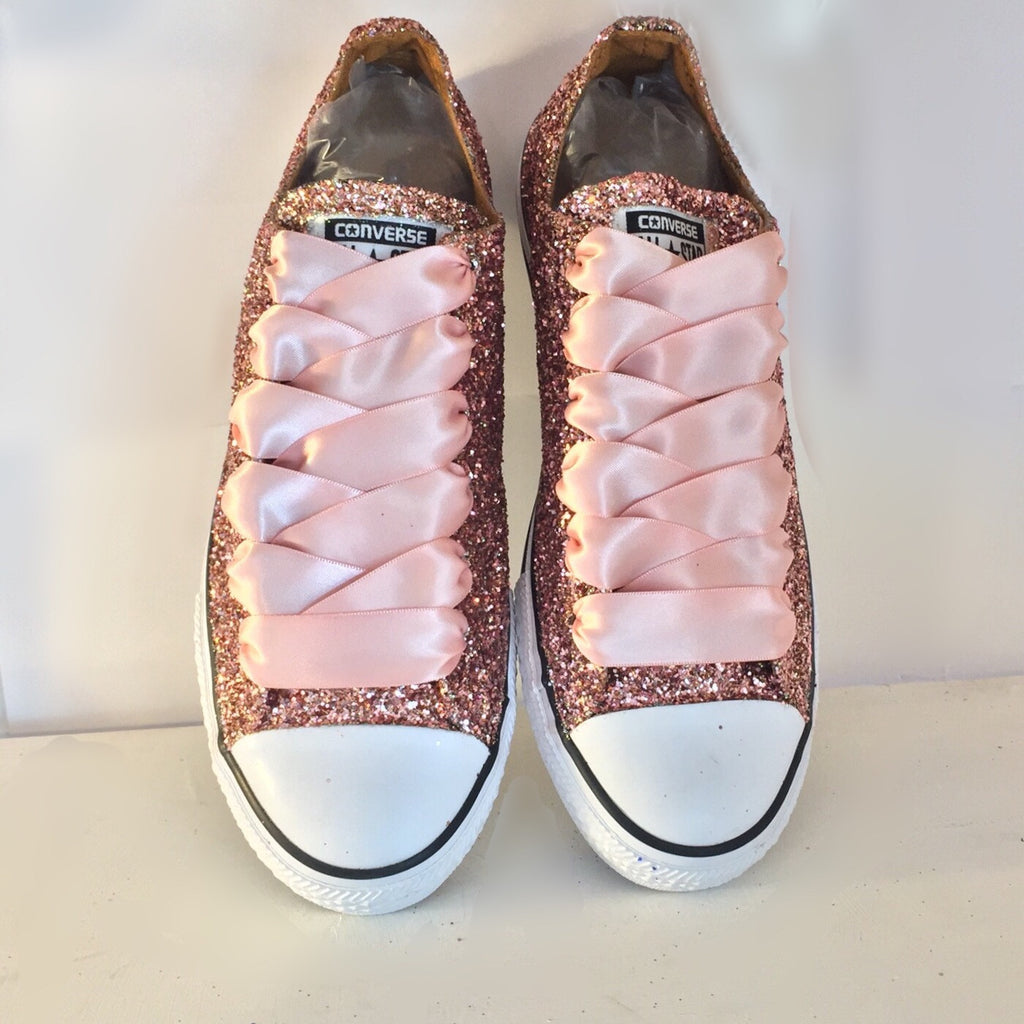 converse shoes rose gold