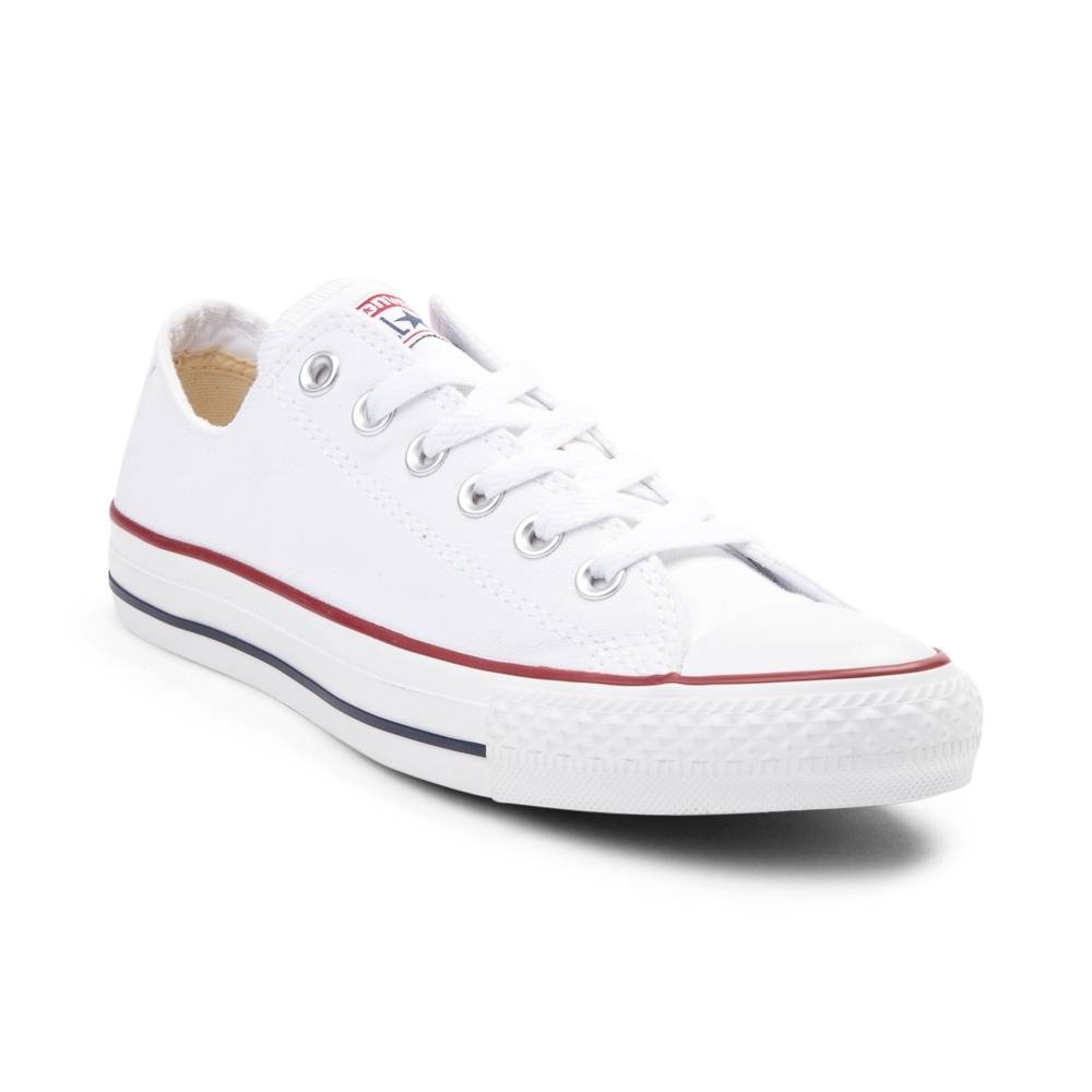 white canvas converse