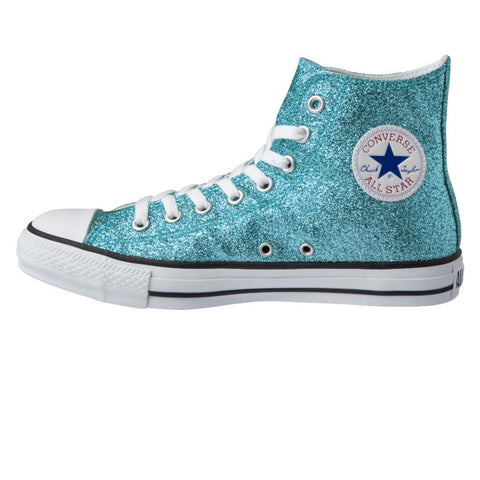 converse shoes silver glitter