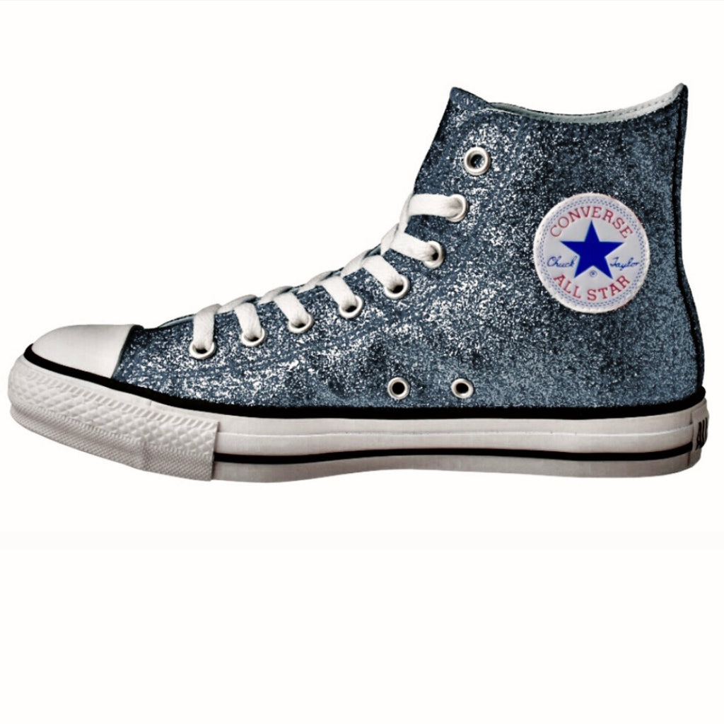 grey sparkle converse