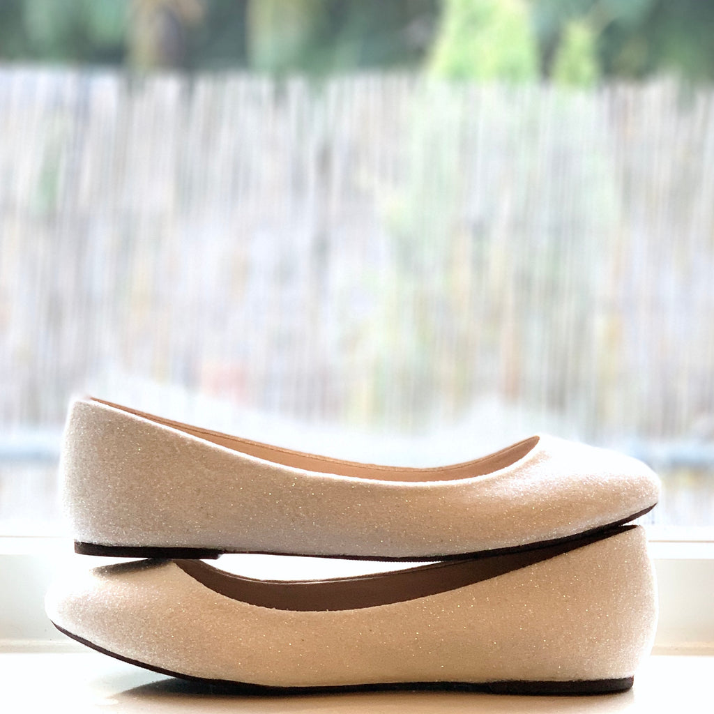 womens white ballet flats