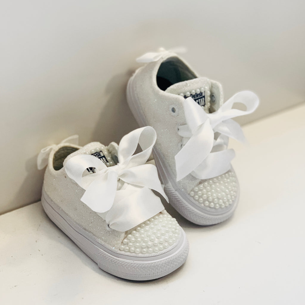 glitter converse infant