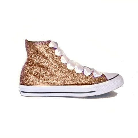 gold sparkly converse