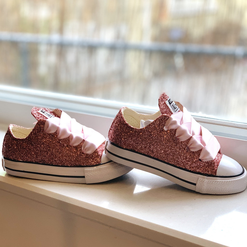 rose gold star sneakers