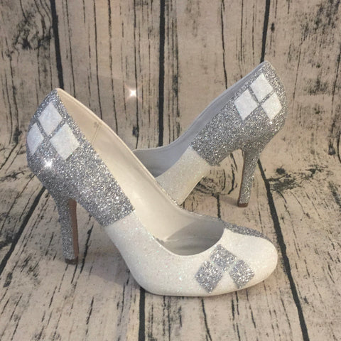 glitter pumps shoes