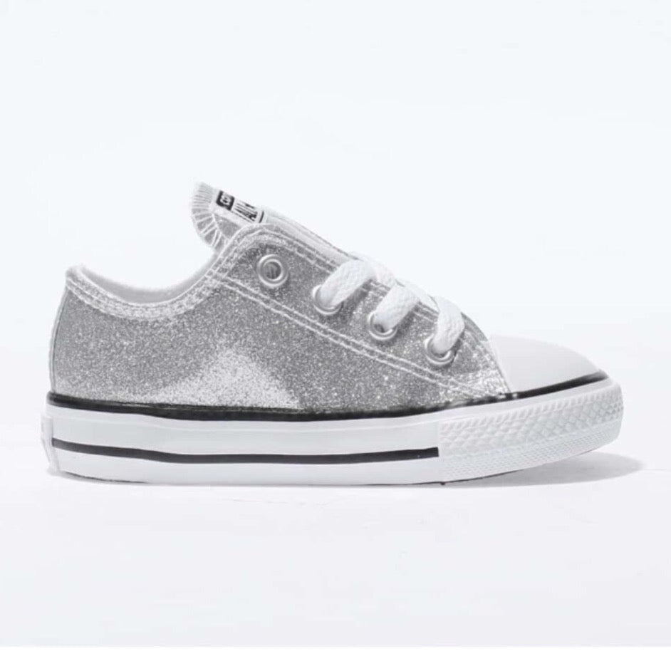 converse shoes silver