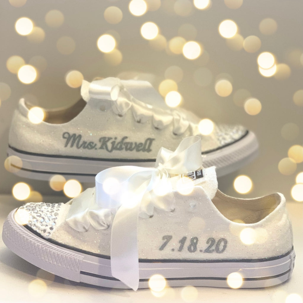 sparkly wedding converse