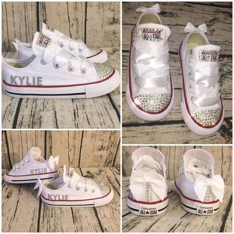 flower girl converse shoes