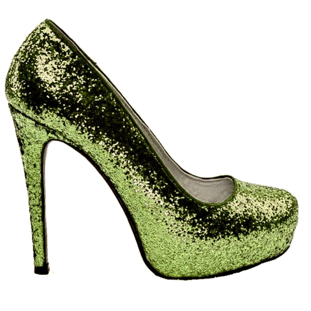 sage green heels wedding