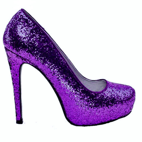 purple heels size 1