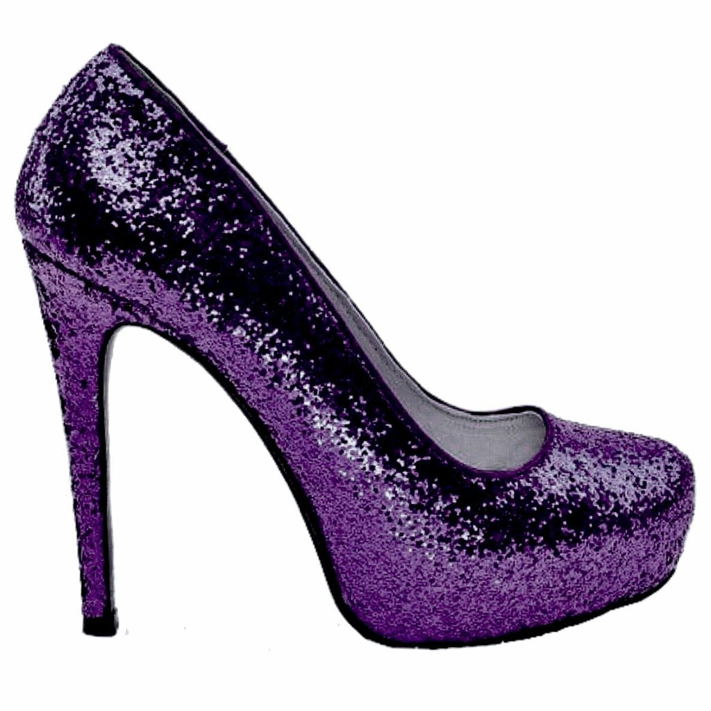 plum purple wedding shoes