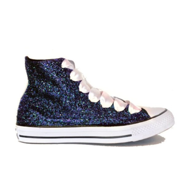 blue glitter converse