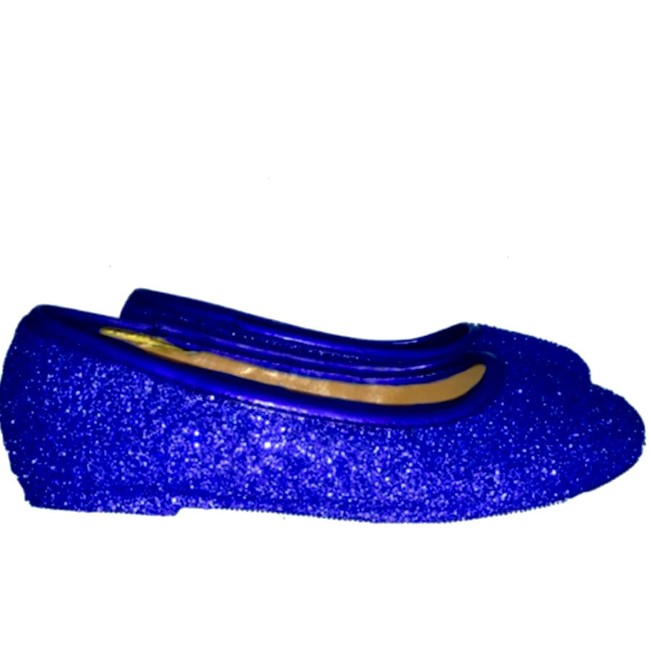 little girl blue sparkle shoes