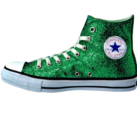 green ladies converse