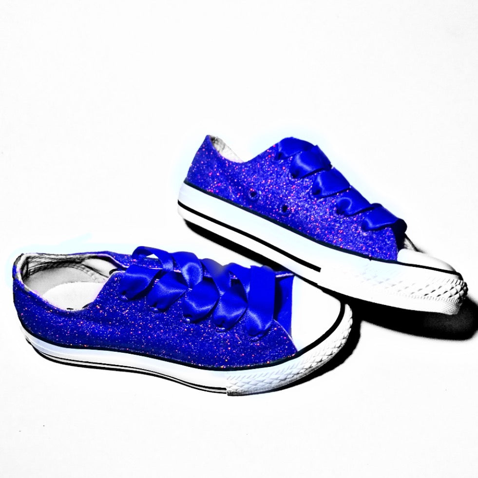 kids royal blue converse