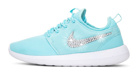 white glitter nikes