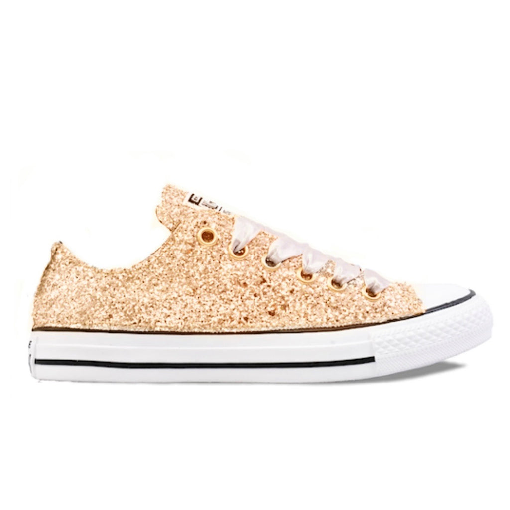 gold sparkly converse