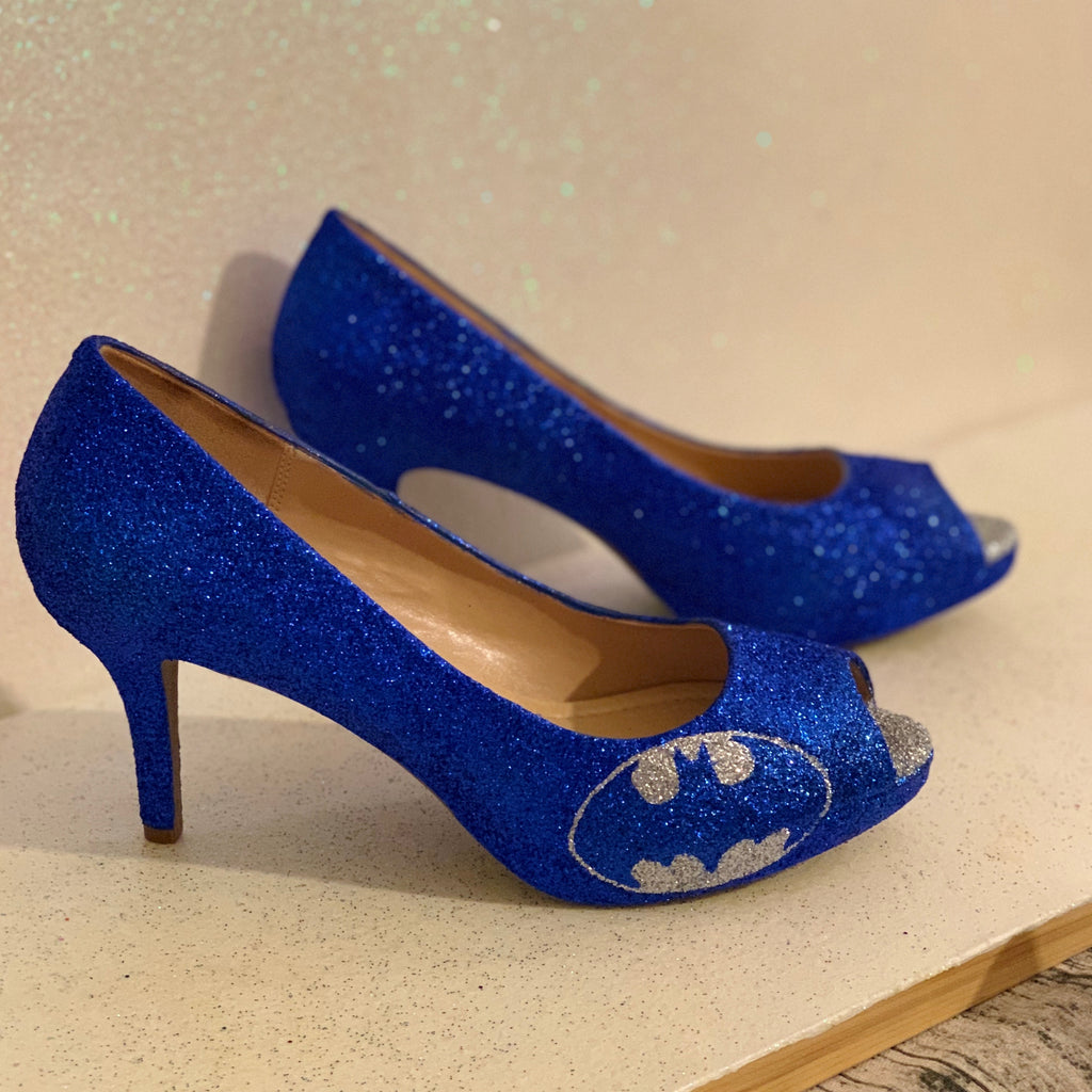 royal blue low heels