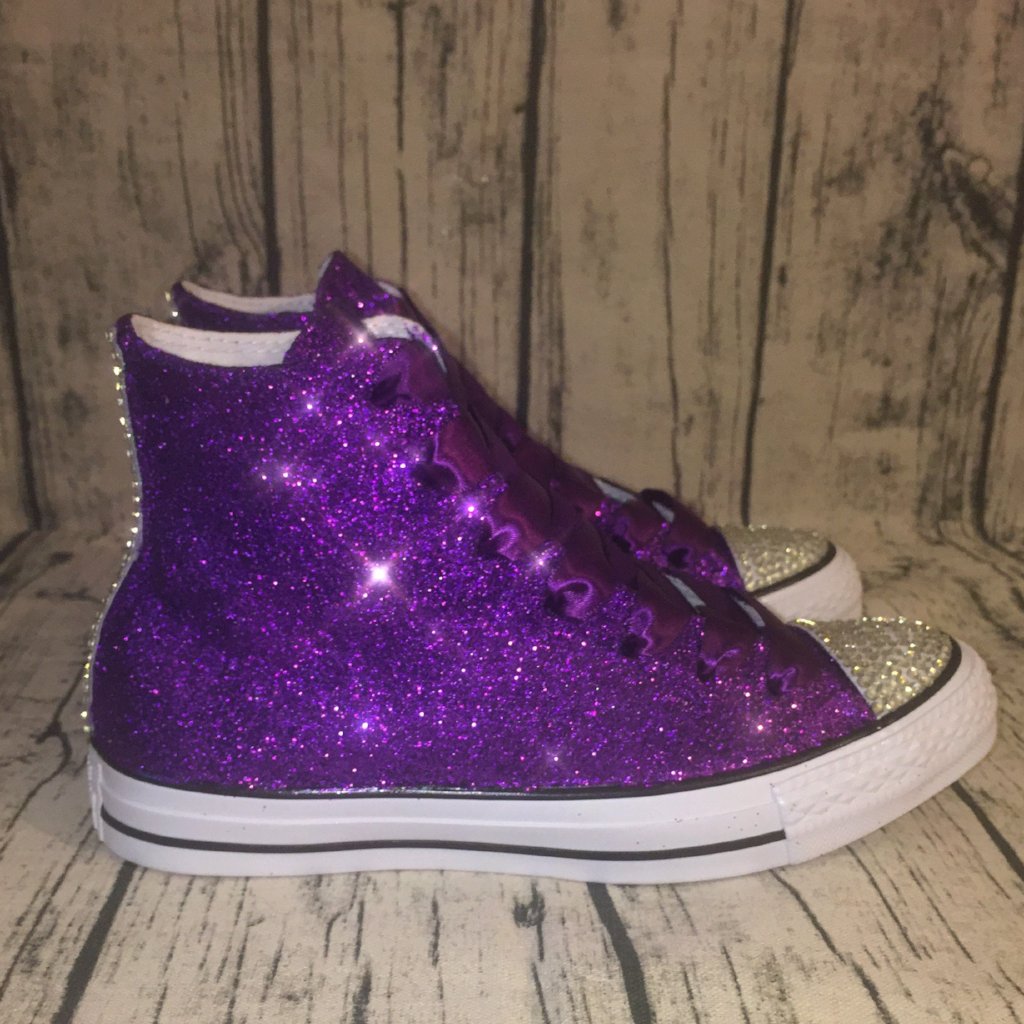 glitter converse hi tops