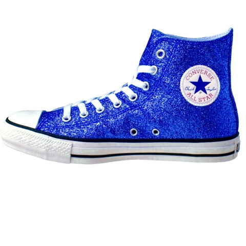 royal blue glitter sneakers