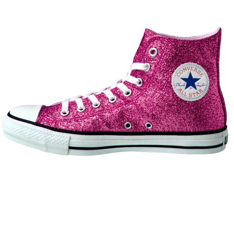 pink sparkle converse womens