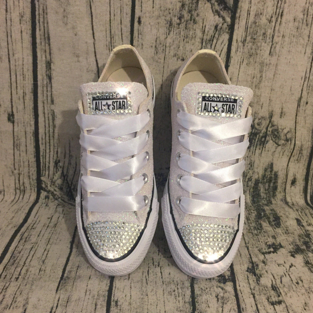bling converse wedding shoes