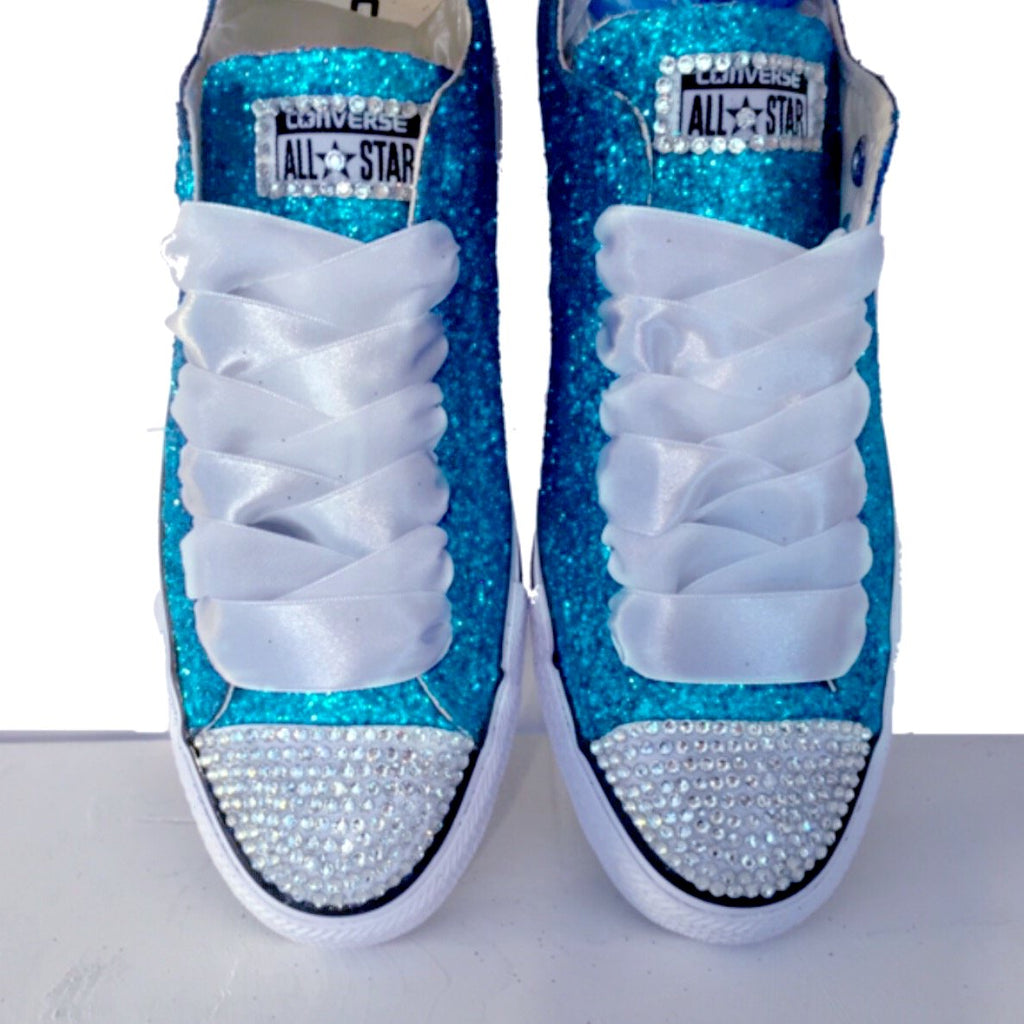 turquoise converse sneakers