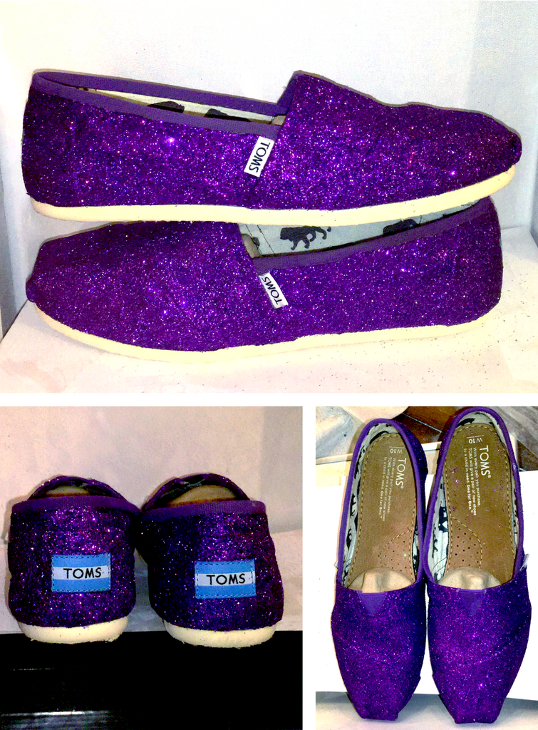 toms glitter shoes womens