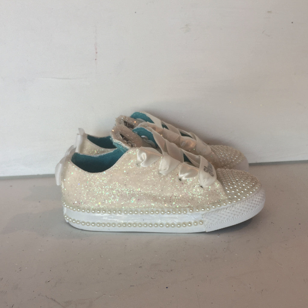 glitter converse kids shoes