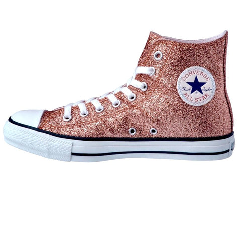 converse rose gold shoes