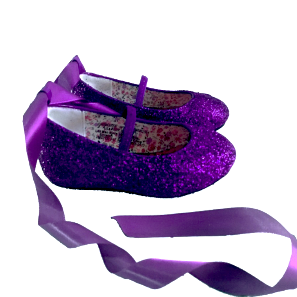 Sparkly Glitter Ballet Flats Shoes 