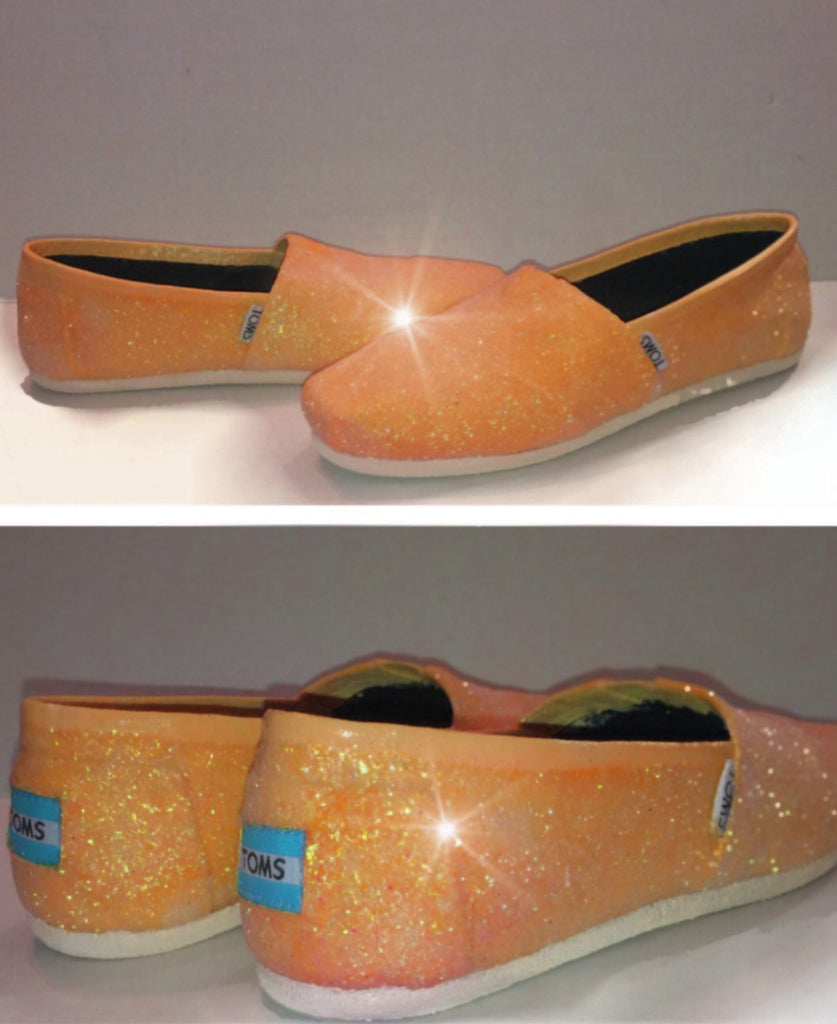 orange toms shoes