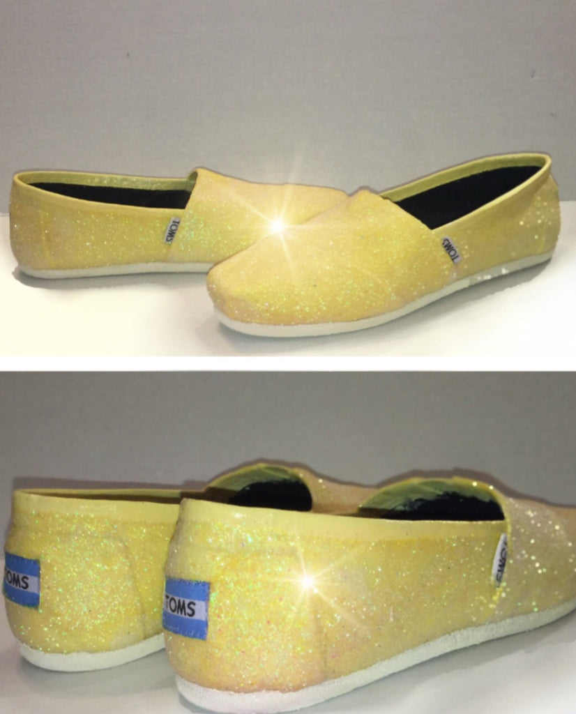 womens yellow toms