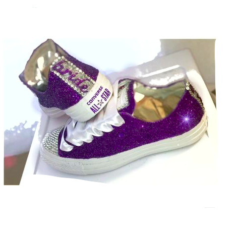 purple wedding converse