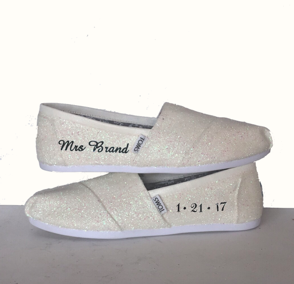 ivory lace toms