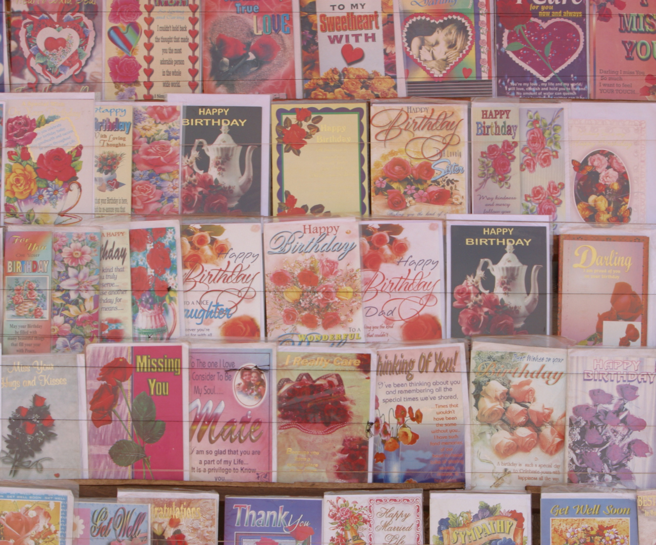 ideas about how to store your greeting cards