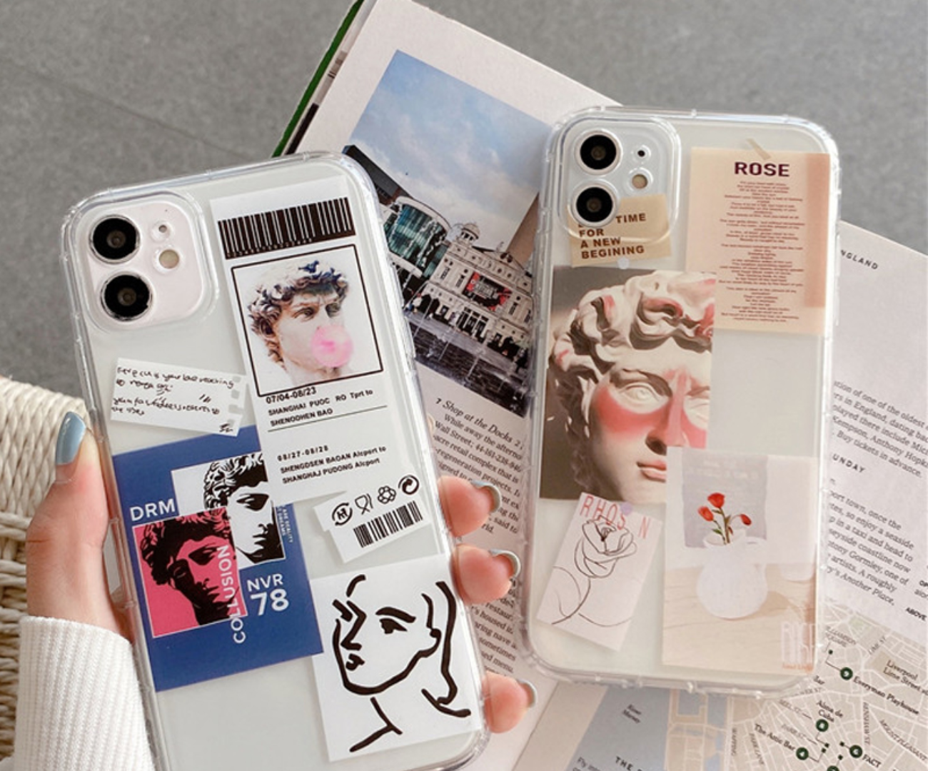 Put a pop of personality on your phone with fun phone case stickers