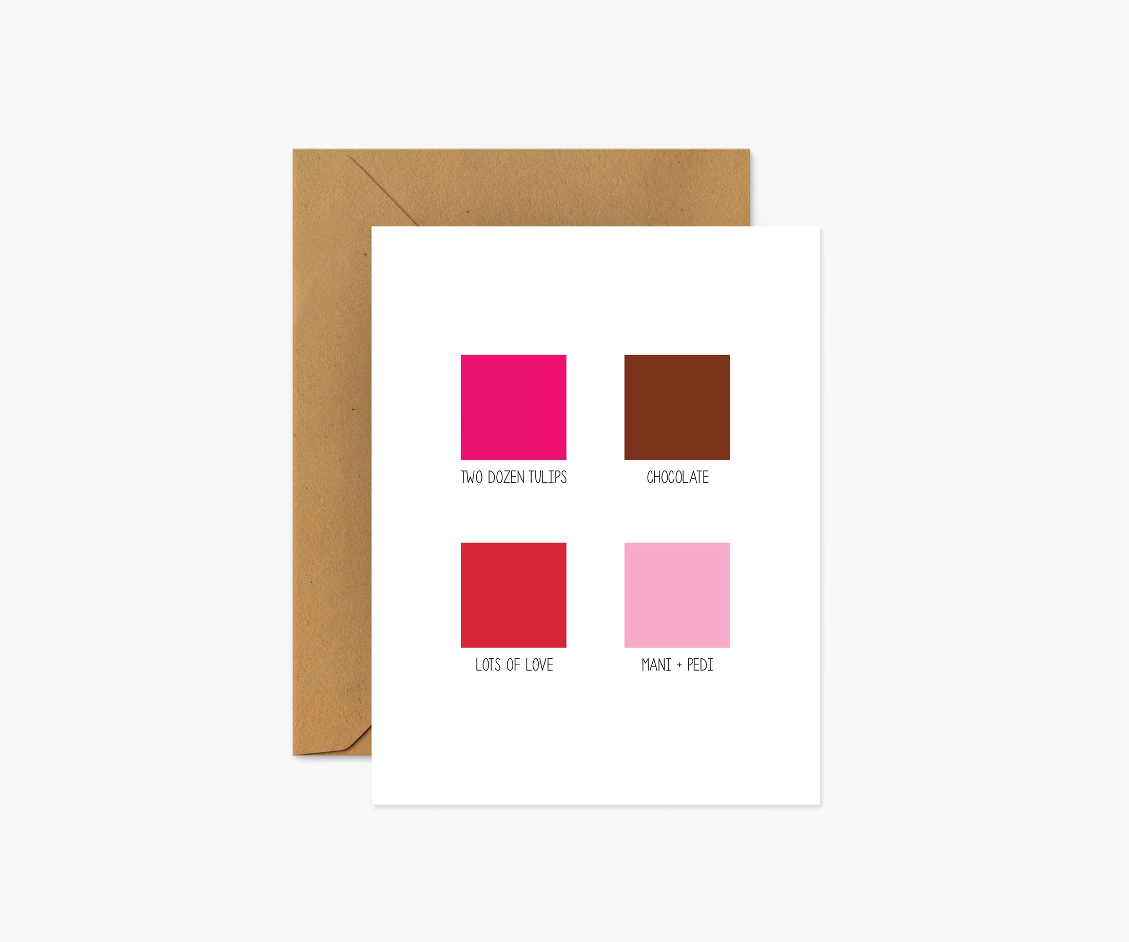 Mother's Day Color Palette Mother's Day Card Footnotes Paper