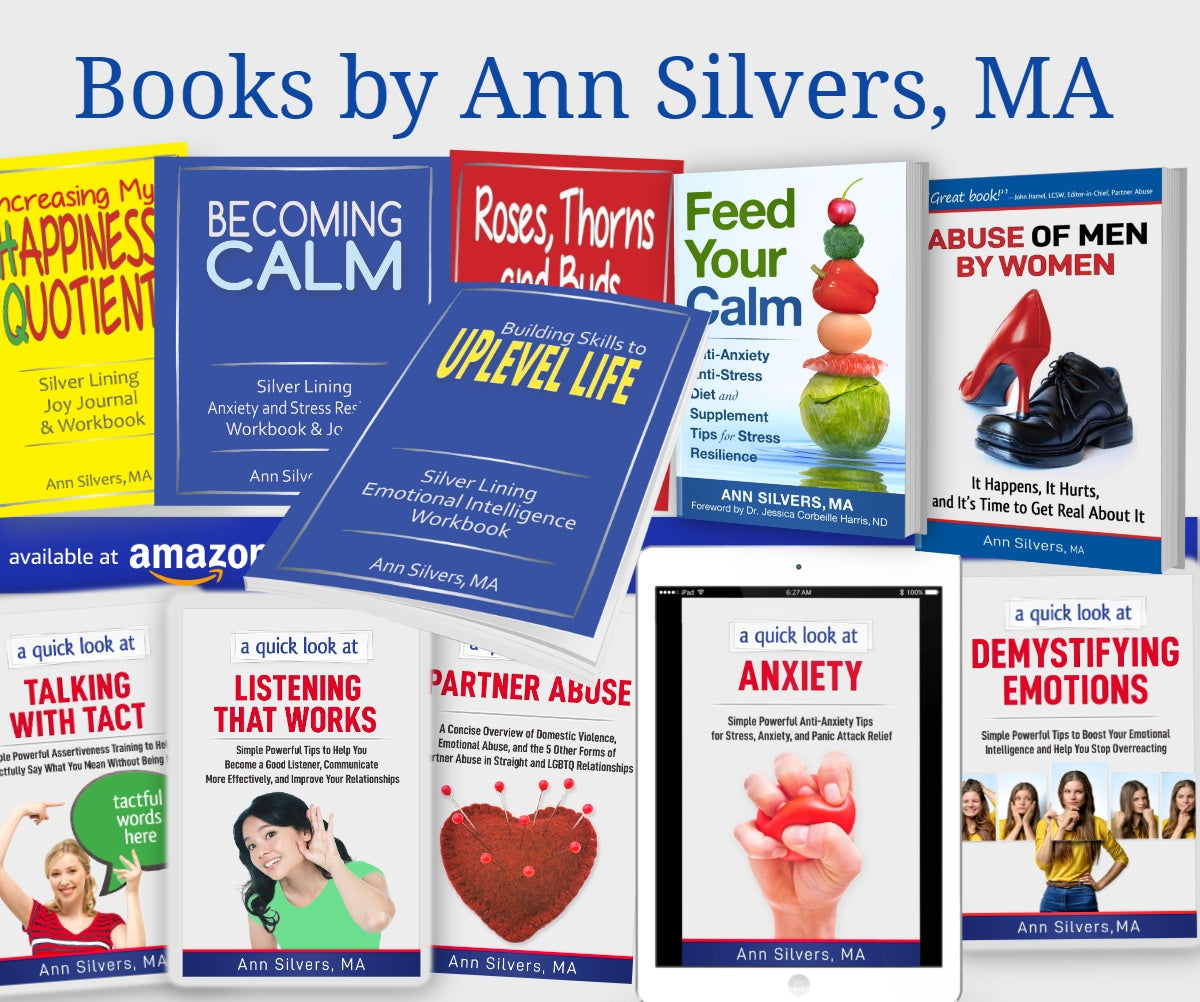 Ann Silvers Books on Amazon depression, mental health, communication, relationships