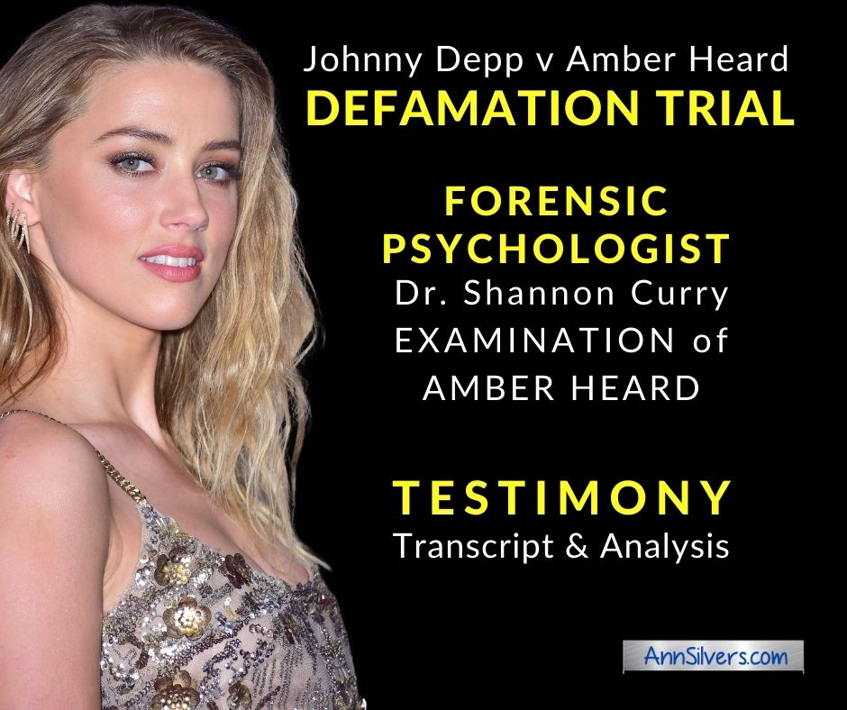 Dr Curry testimony Amber Heard Histrionic Personality Disorder diagnosis