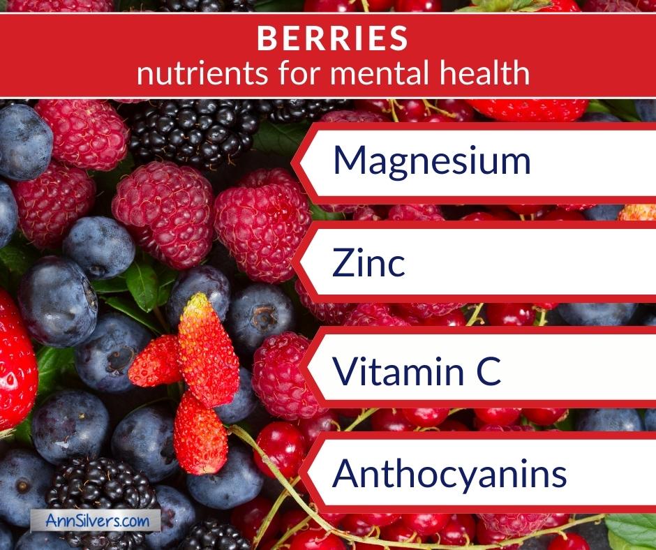 Berry nutrients for mental health and anxiety