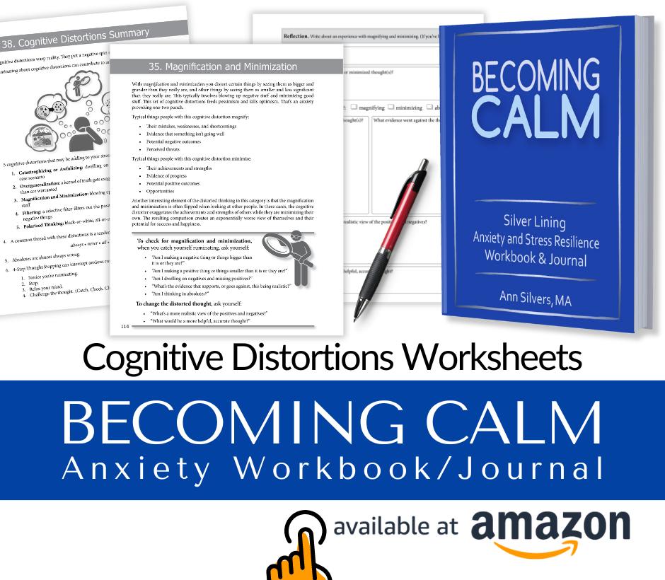 Becoming Calm: Silver Lining Anxiety and Stress Resilience Workbook and Journal