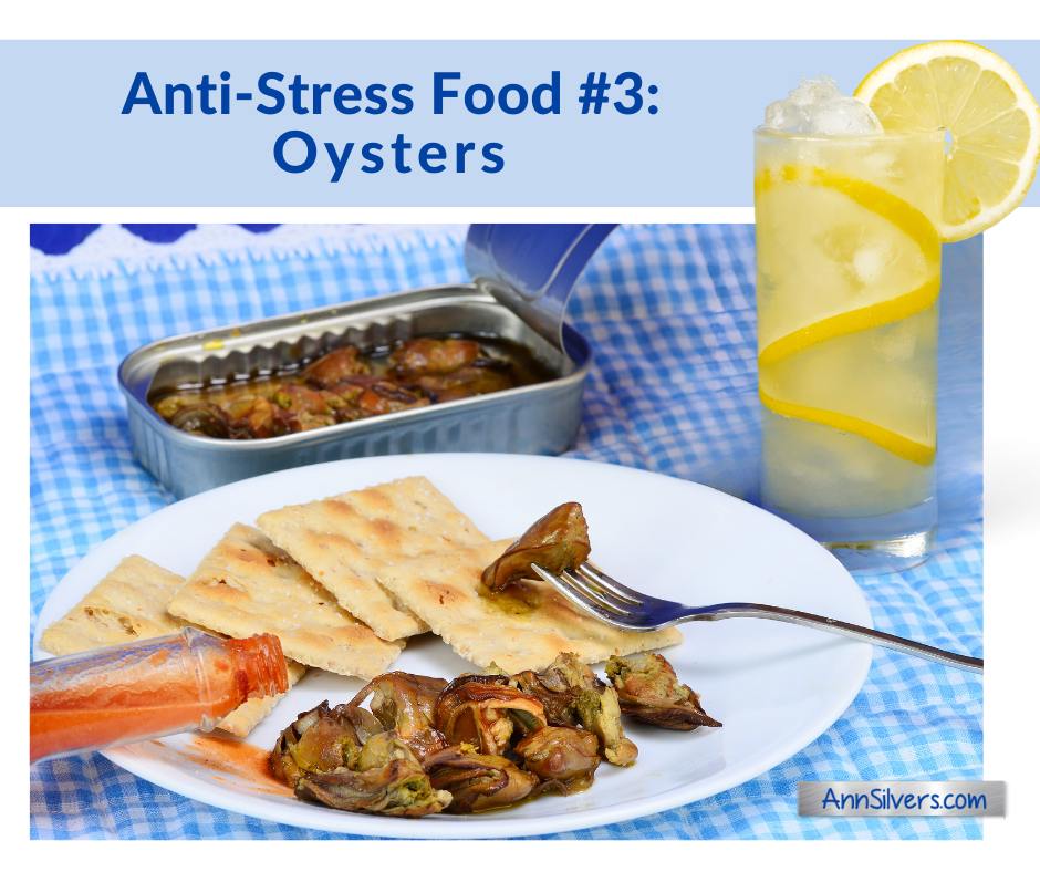 Oysters are one of top foods to relieve anxiety