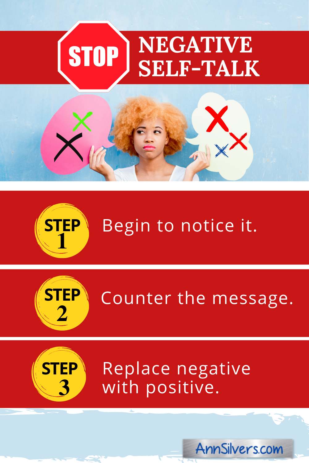 How to stop negative self talk