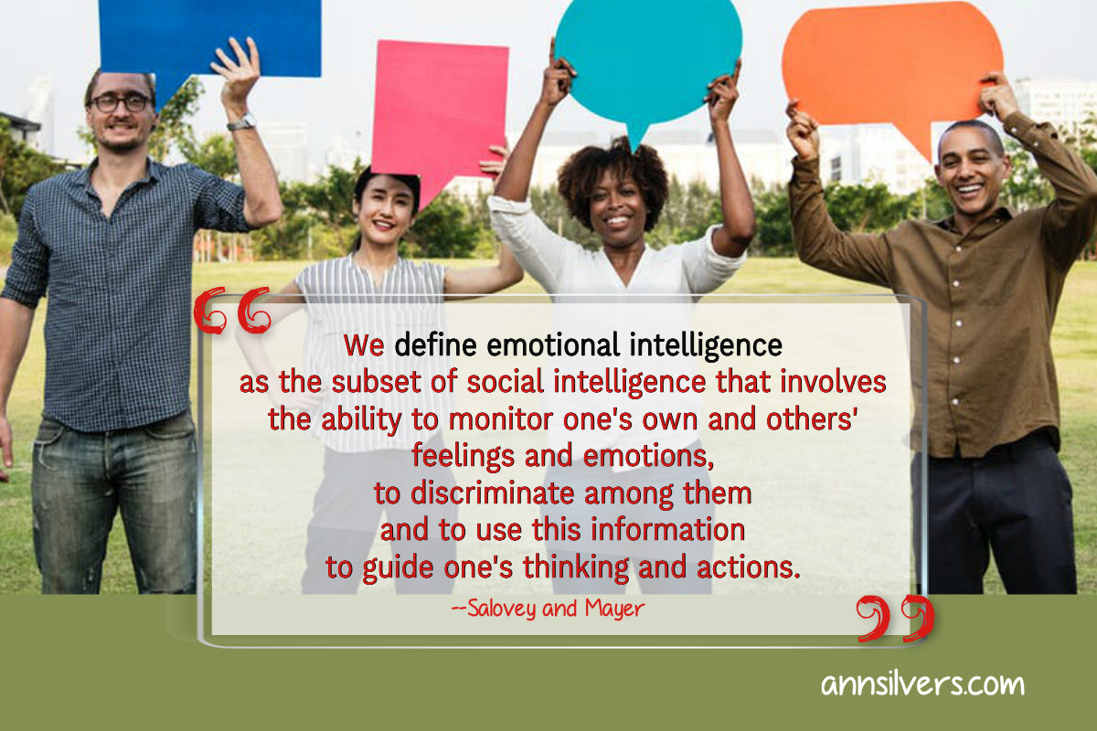 Salovey and Mayer definition of emotional intelligence quote. Emotional intelligence psychology definition.  What is EI and EQ. Learn about types of emotions and definition of feelings and emotions. Where emotions come from. Emotions definition and type. What are feelings and emotions. Emotional intelligence in relationships.