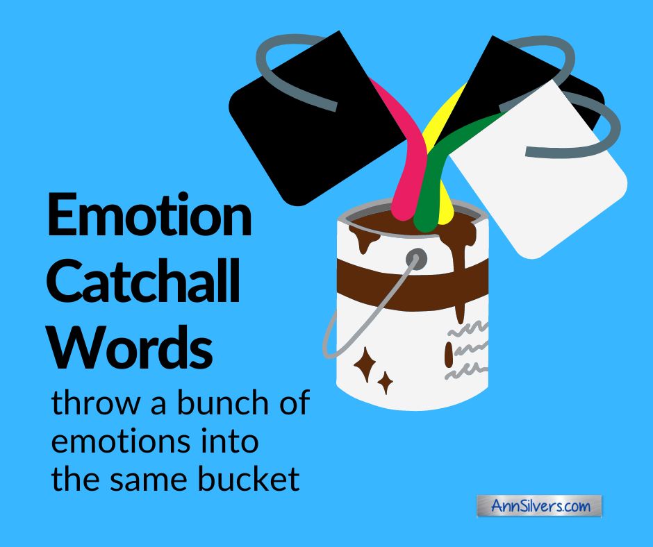 Emotion words Catchalls words to describe emotions