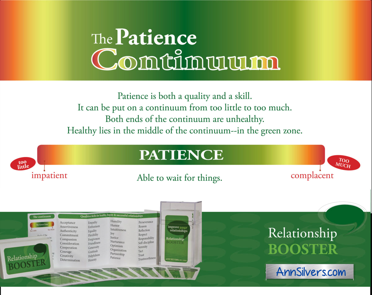 Relationship Booster Patience definition