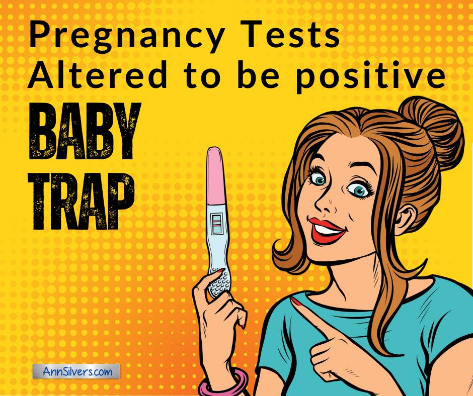 Altered fake pregnancy home tests
