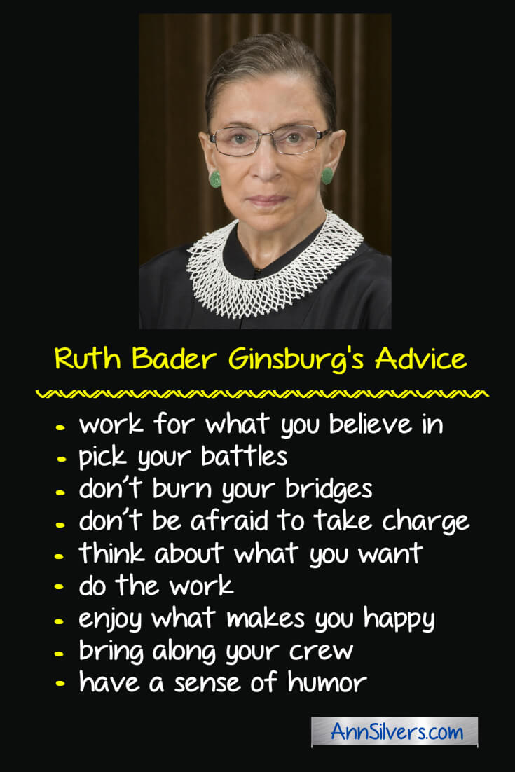 Ruth Bader Ginsburg Advice Quote Notorious RBG